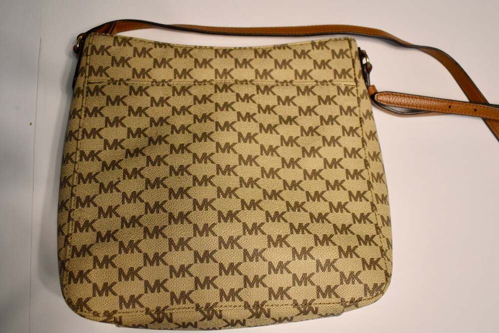 Michael Kors Signature MK Logo Crossbody Bag